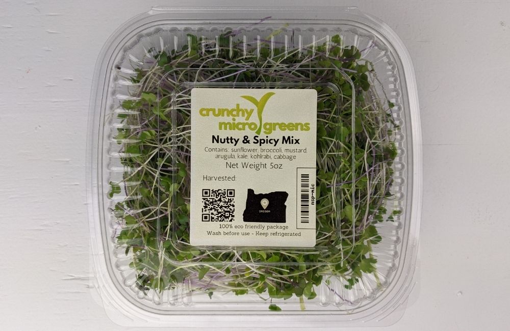 Nutty and Spicy Mix of Microgreens